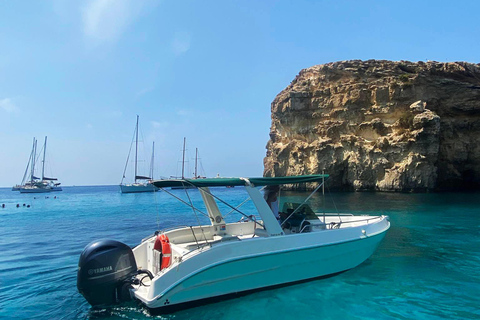 Malta: Private Boat Trip to Comino, Blue Lagoon & Gozo 4 Hours Private Boat Trip