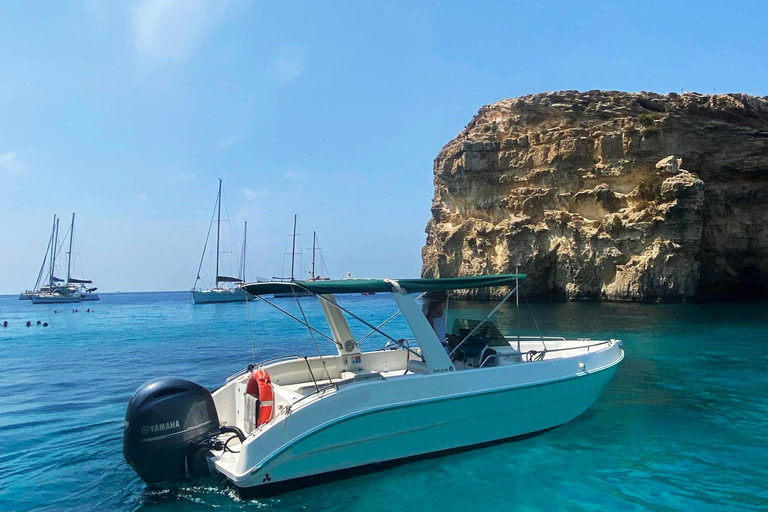 Malta: Private Boat Trip to Comino, Blue Lagoon & Gozo 4 Hours Private Boat Trip