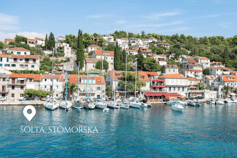 Split: Full-Day 4 Islands Tour by Luxury Boat
