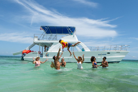 Miches: Catamaran Cruise with Snorkeling & Drinks