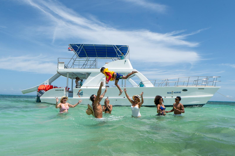 Miches: Catamaran Cruise with Snorkeling & Drinks