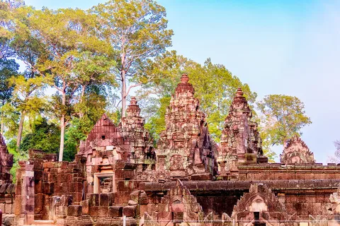 Siem Reap: Visita às cascatas de Kulen e a Banteay Srei