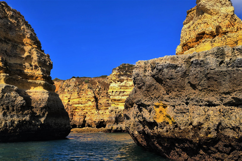 Lagos: Wycieczka łodzią do grot Ponta da Piedade/jaskinieWycieczka łodzią do grot w Lagos nie jest prywatna