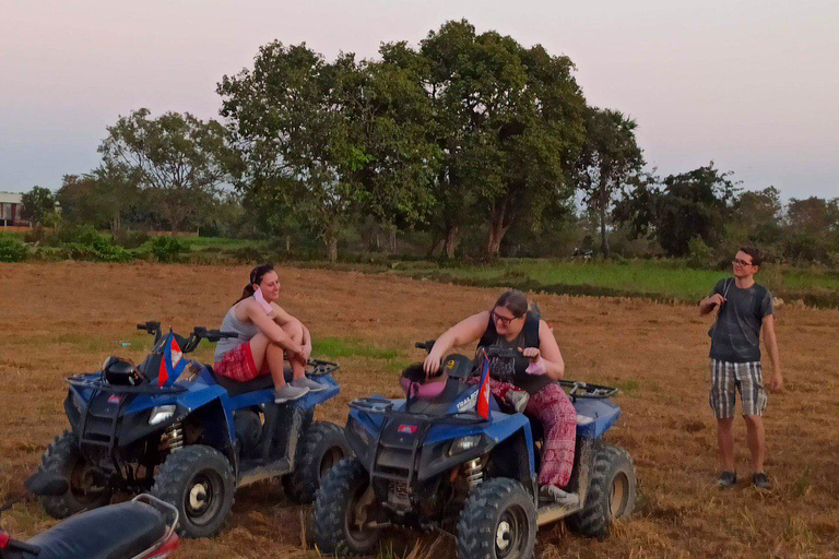 Phnom Penh: Sunset Quad Bike Tour with Hotel Pickup
