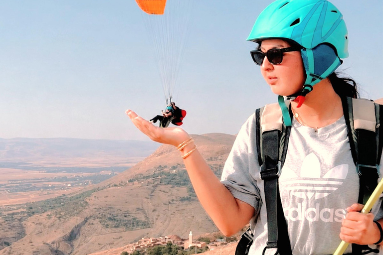 Fly over Aguergour: Extreme Tandem Paragliding with GoPro Sunset: Extreme Adrenaline Tandem Paragliding with GoPro
