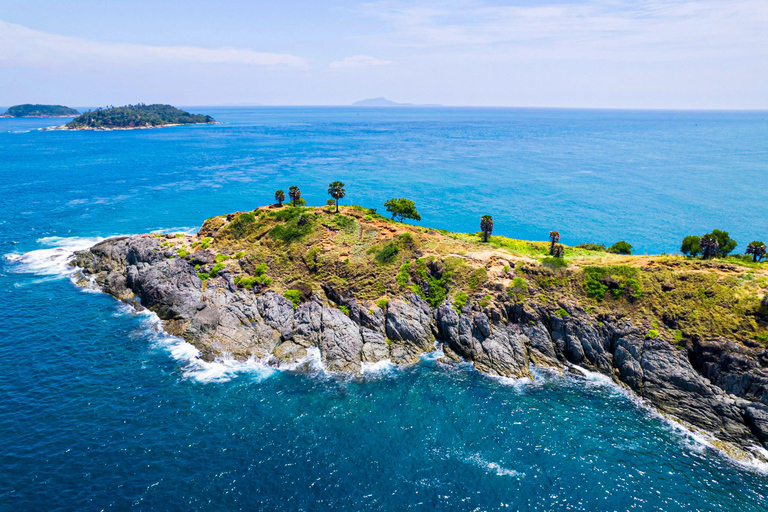 Excursão de meio dia ao miradouro de Phuket, ao Grande Buda e ao Wat Chalong