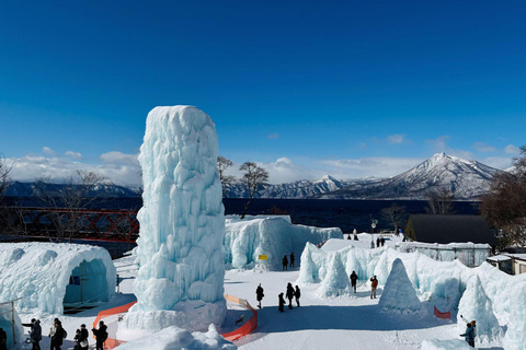 Hokkaido│Lake Shikotsu Ice museum Hyoto Festival Bus