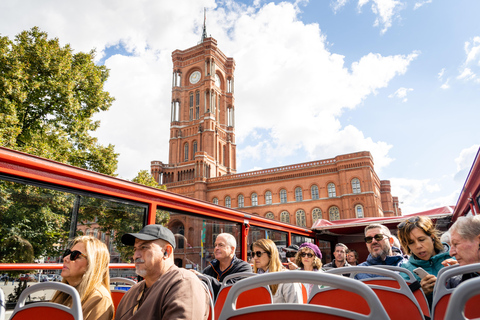 Berlin: Sightseeing Hop-On Hop-Off Bus Ticket Berlin Hop-on Hop-off bus Tour A+ B 24 hours