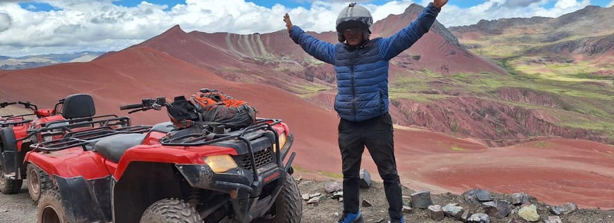 Depuis Cusco : Montagne des couleurs et vallée rouge en quad