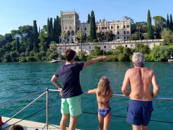 Da S. Felice e Manerba: tour in barca delle 2 isole del Lago di Garda