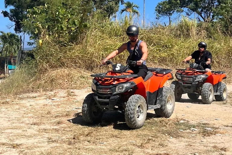 Phuket: Aventura de ATV e Zipline com transfer do hotel