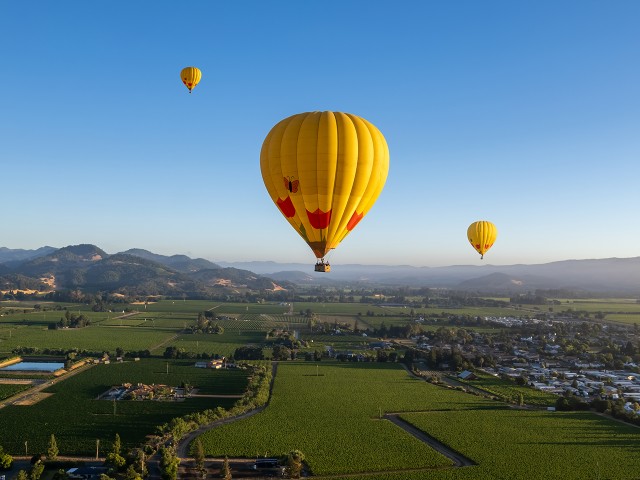 Visit From Yountville Napa Valley Sunrise Hot Air Balloon Flight in Yountville, California