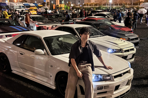 【R34】Tokyo：Private Daikoku tour in Modified R34 Midnight Umihotaru Tour