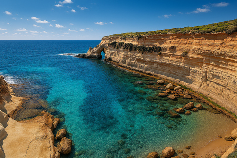 From Sliema: Around Malta Cruise with 3 Swim Stops and Lunch