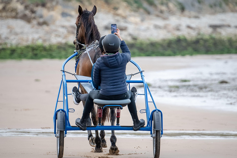 Omaha Beach: Sulky-Taufe am Strand