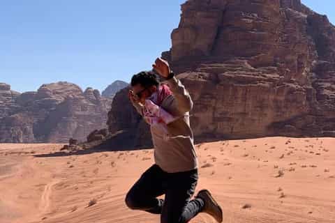 Jordanie privée 2 jours : Petra, Wadi Rum, lac rose et mer Morte