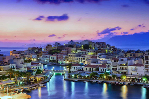 克里特岛：普拉卡、斯皮纳龙加和圣尼古拉奥斯冬季一日旅行从伊拉克利翁和阿穆达拉接客