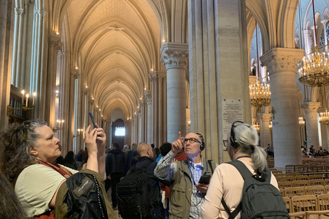 Paris : visite de Notre-Dame et promenade dans l'île de la Cité ou le quartier latinVisite de l'intérieur de la cathédrale Notre-Dame et promenade dans l'île de la Cité
