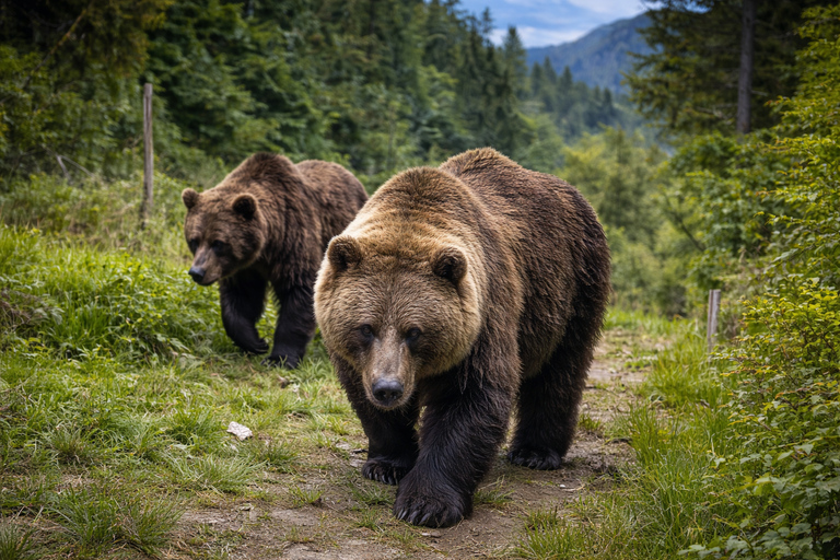 From Brasov: Bear Sanctuary, Bran Castle & Alpine Ride Bear Sanctuary & Bran Castle