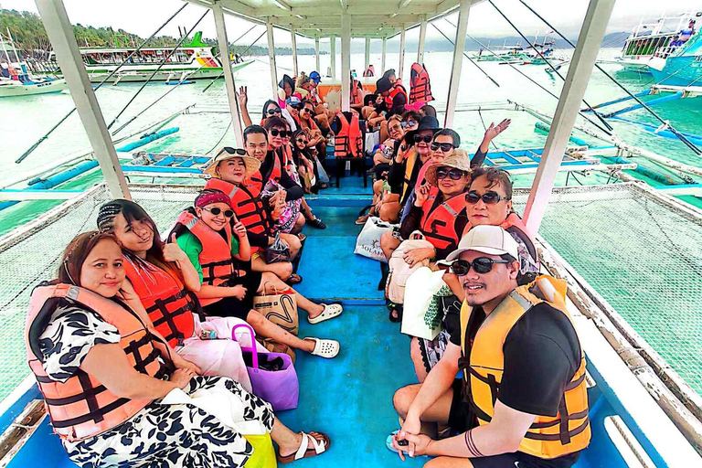 Boracay Island Hopping w/ Buffet and Crystal Kayak or SUP