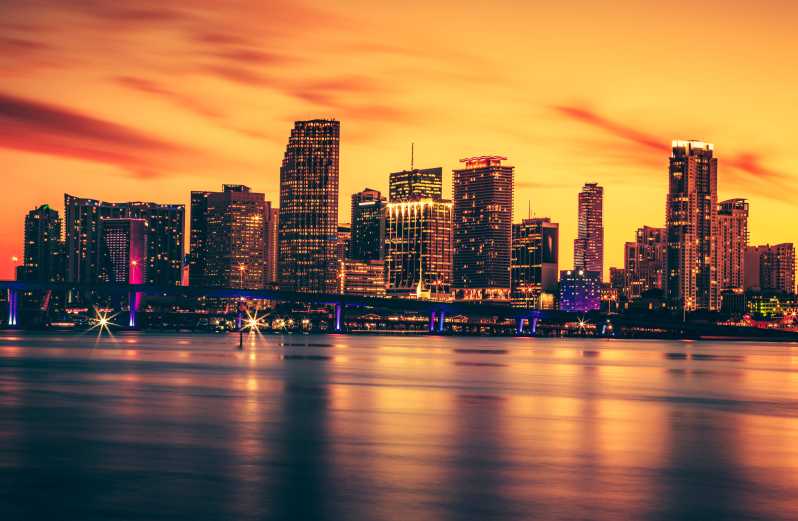 Miami : Tour en bateau sur la plage et croisière au coucher du soleil dans la baie de Biscayne.