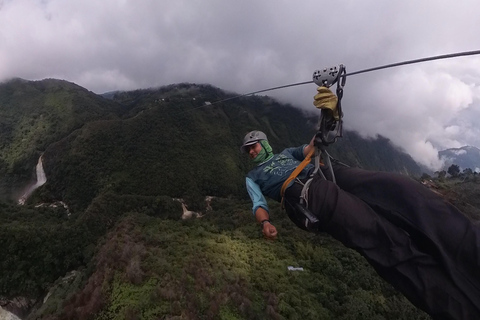 From Medellín: Highest Zipline, Climbing & Waterfalls