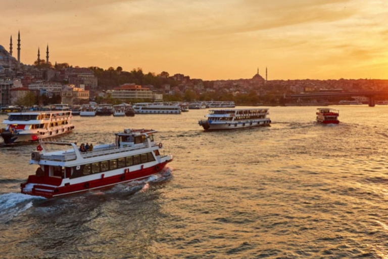 Istanbul : Croisière matinale ou au coucher du soleil sur le Bosphore et la Corne d'OrExcursion matinale dans le Bosphore avec la Corne d'Or et la Forteresse de Rumeli