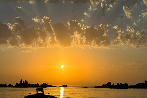 Ajaccio : Sunset seascape at the Sanguinaires