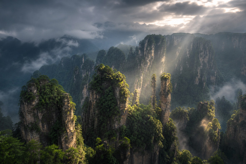 Zhangjiajie: Avatar Mountains E-Ticket & Guide Options 4-Day Park Ticket + 4 Mountain Transport Rides