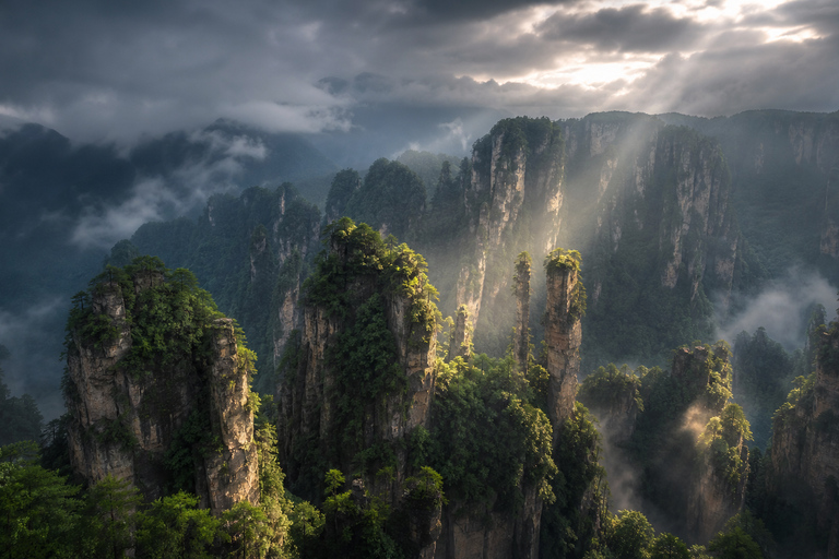 Zhangjiajie: Avatar Mountains E-Ticket & Guide Options 4-Day Park Ticket + 4 Mountain Transport Rides