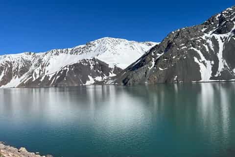 Cajón del Maipo : Thermes de Baños Colina et barrage El Yeso