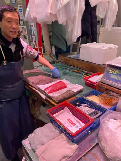 Prawdziwy targ rybny Toyosu + przygotowanie sushi + ceremonia parzenia herbaty matcha