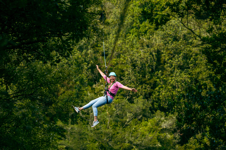 Rotorua Ziplines: Zipline over Waterfalls & Hot Pool Soak