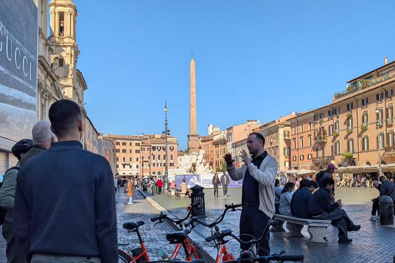 Roma: tour guiado en bici o bici eléctrica con guía localOpción de bicicleta