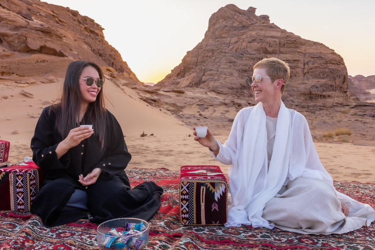 AlUla: Private Saudi Kashta, Coffee Workshop & Sunset
