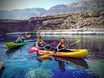 GOKEDEM kayak de aventura a sumideros del mar muerto