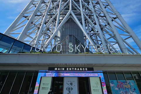 Tokyo : Marché de Tsukiji et visite guidée de la Skytree pour les couplesTour de ville de Tokyo pour les couples