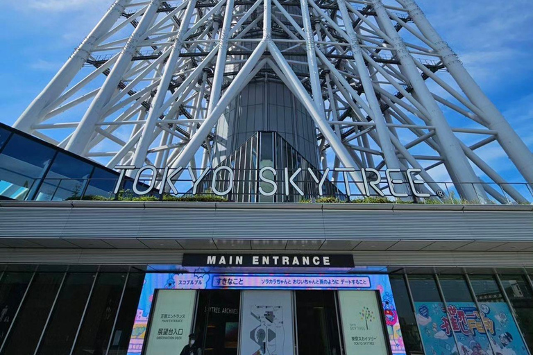 Tokyo : Marché de Tsukiji et visite guidée de la Skytree pour les couplesTour de ville de Tokyo pour les couples