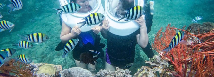 Circuit des 4 îles de Phu Quoc avec plongée avec tuba et parc aquatique avec téléphérique