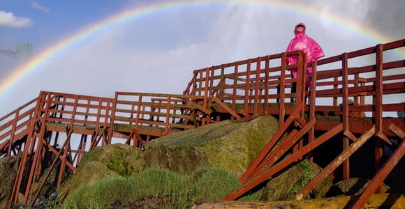 Niagra Falls, USA Seite: Boot, Höhle und Shuttle Pass Tour
