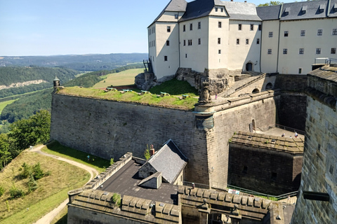 From Dresden: Table mountains Lilienstein & Königstein tour