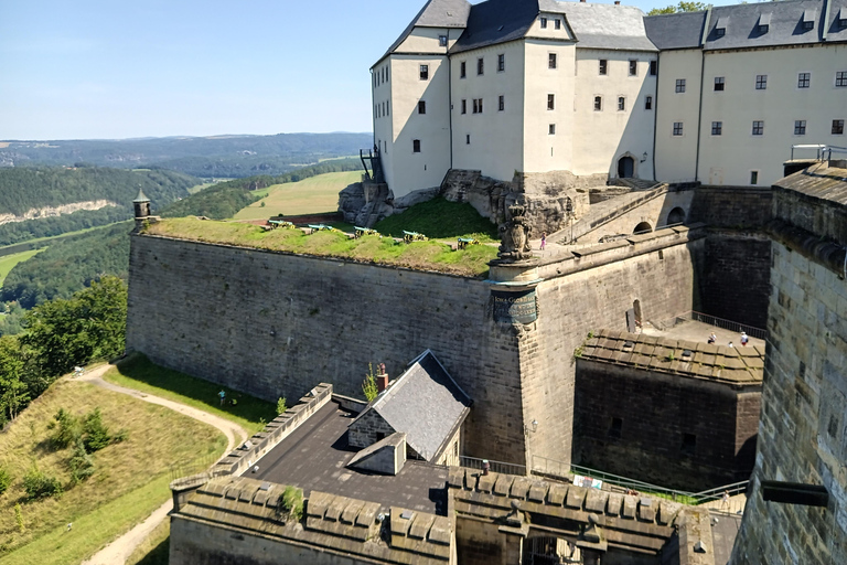 From Dresden: Table mountains Lilienstein & Königstein tour