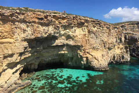 Malta: Tur och retur färja till Comino Blue Lagoon med/Gozo-alternativFrån Marfa: Marfa-Comino Blå lagunen-Marfa