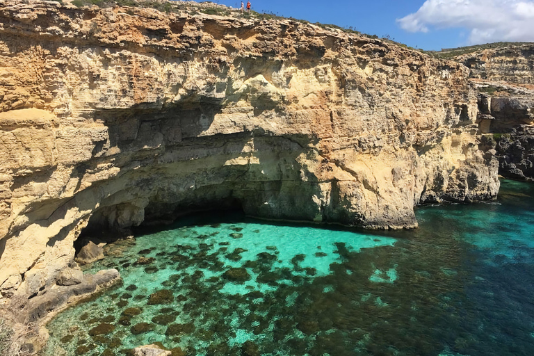 Malta: Tur och retur färja till Comino Blue Lagoon med/Gozo-alternativFrån Marfa: Marfa-Comino Blå lagunen-Marfa