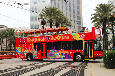 New Orleans: 2 &amp; 3 dagar Hop-On Hop-Off buss med vandringstur3-dagarsbiljett