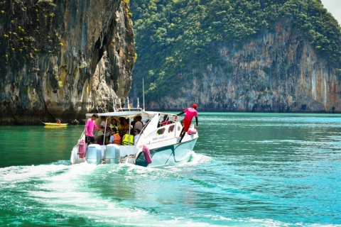 Depuis la ville de Phuket : Aventure sur l'île de James Bond en bateau rapide