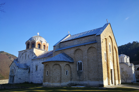 De Belgrado: mosteiro Studenica e mosteiro Zica