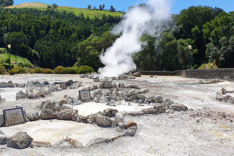 Azoren: Furnas Avondthermaalbad met tickets