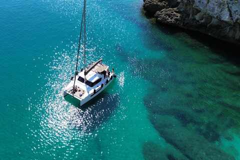Cagliari: Catamaran Tour, Swimming, Snorkeling, & Prosecco Cagliari: Sailing Tour with Snorkeling and a Prosecco Toast