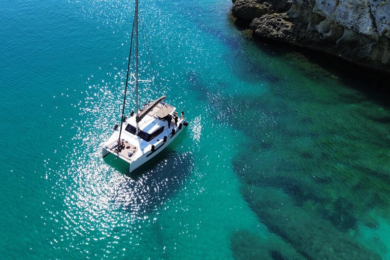 Cagliari: Catamaran Tour, Swimming, Snorkeling, & Prosecco Cagliari: Sailing Tour with Snorkeling and a Prosecco Toast